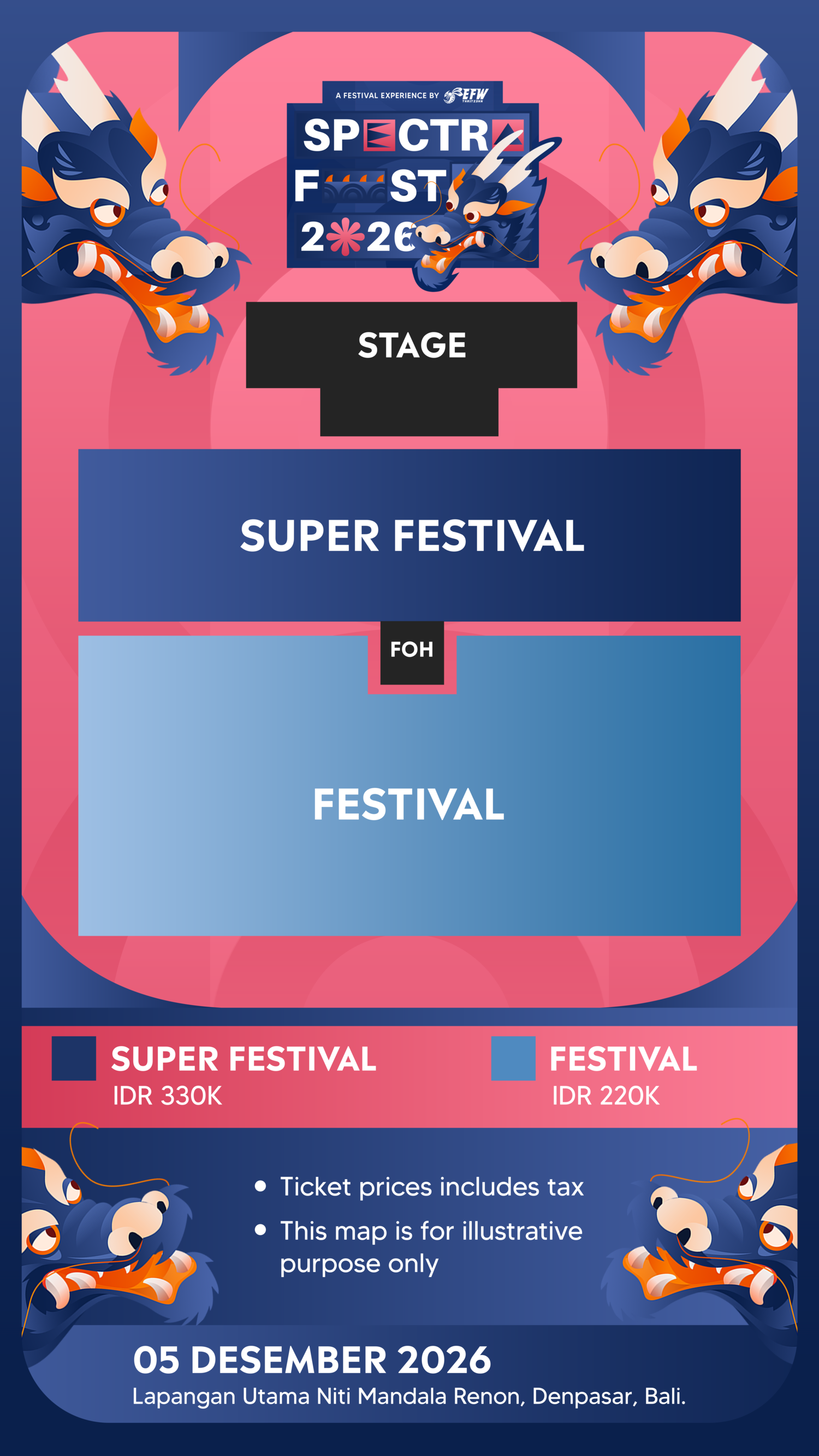 Denah Tiket
